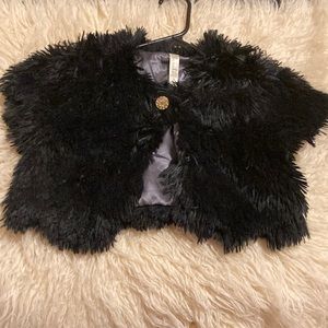Black fury vest
